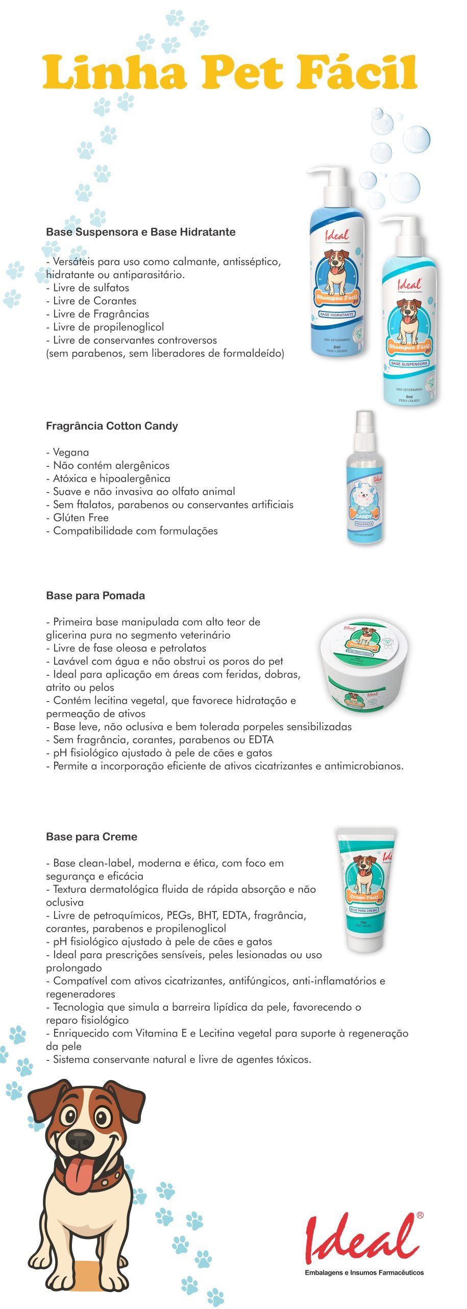 PAGINA SITE LINHA PET